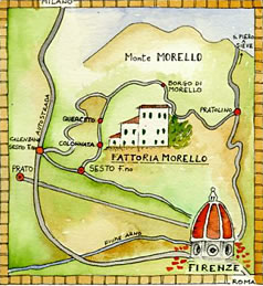 La Fattoria di Morello è vicino a Firenze